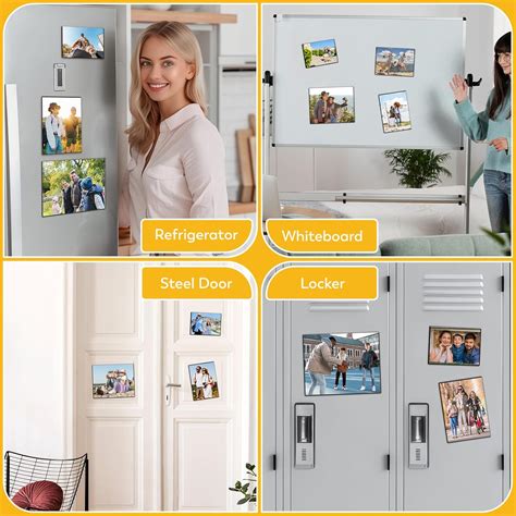 NOBEFY 20 Pack Magnetic Picture Frames for Refrigerator 4x6 India | Ubuy
