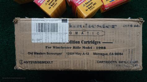 FULL BRICK OF OLD WESTERN SCROUNGER 22 WINCHESTER AUTOMATIC CARTRIDGES