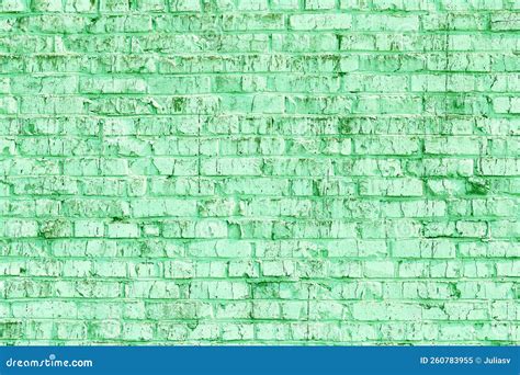 Brick Wall with Unusual Green Bricks Stock Image - Image of aged, backdrop: 260783955