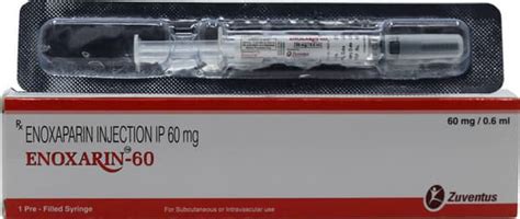Enoxarin 60 MG Injection (0.6): Uses, Side Effects, Price & Dosage ...