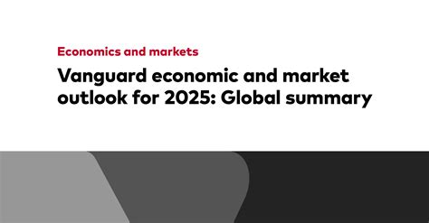 Our economic and market outlook for 2025: Global summary | Vanguard
