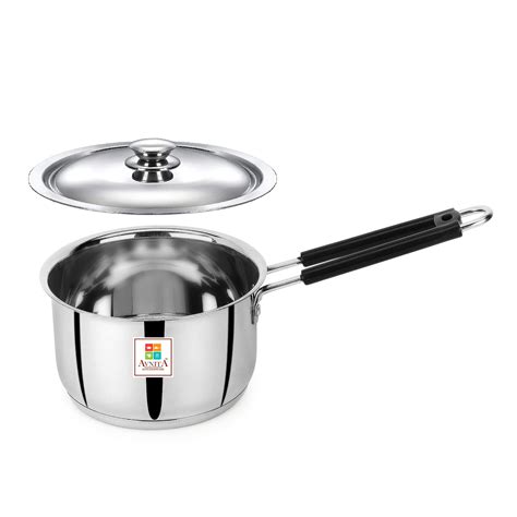 Buy Avnita Kitchenware’s Stainless Steel Heavy Base Flat Bottom ...