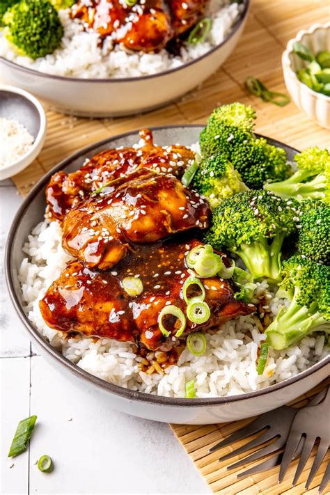 Teriyaki Chicken Thighs Spicy Grilled Chicken Teriyaki Quick And
