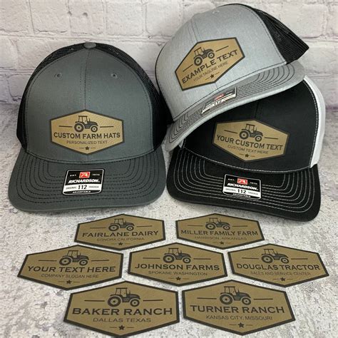Custom Farm Hats, Personalized Ranch Hats, Custom Farming Trucker Hats ...