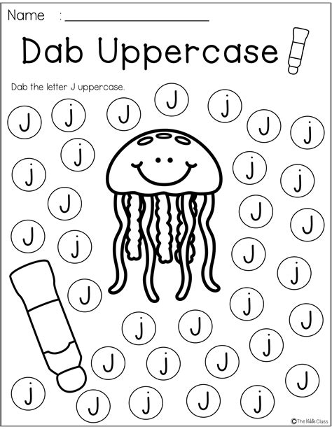 Letter J Kindergarten Worksheets at Tina Mooney blog