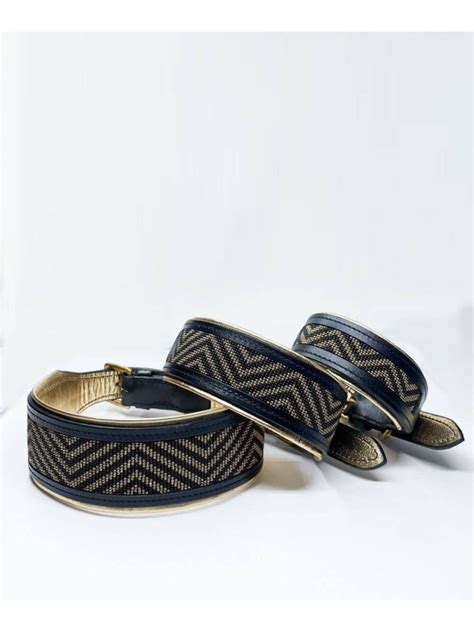 Beaded dog collar | Buy leather dog collar online | Kalpané