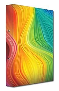 Nourish Punchless File - Lever Clip- Rainbow Wave : Amazon.in: Office ...