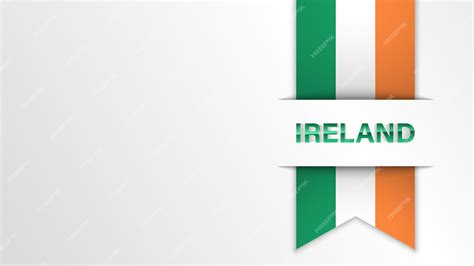 Premium Vector | Eps10 vector patriotic background with ireland flag colors