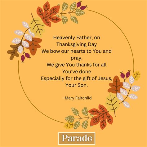 Thanksgiving Poems For Family