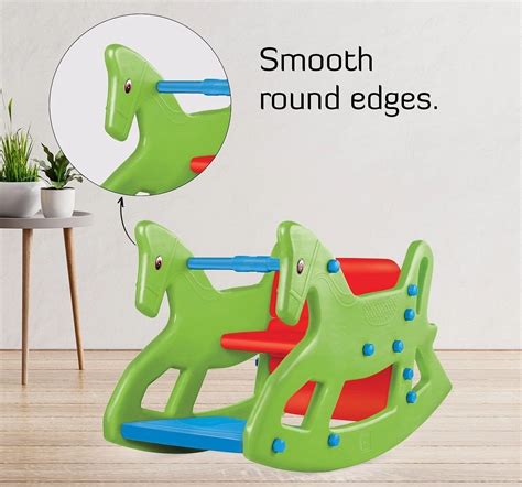 Ok Play Roxy 2-IN-1 Rocking Chair Rocking Plastic Chair Rocker and ...