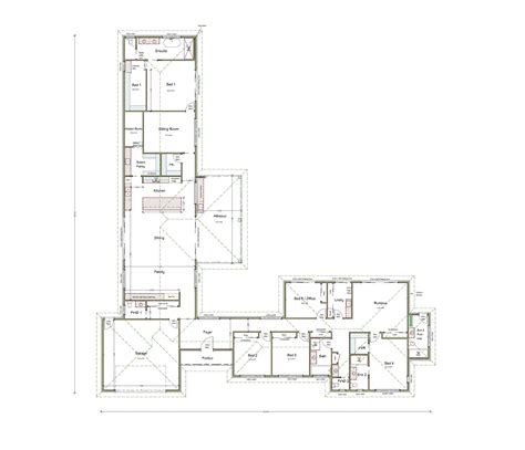 L Shaped House Plans Designs Mechanicals