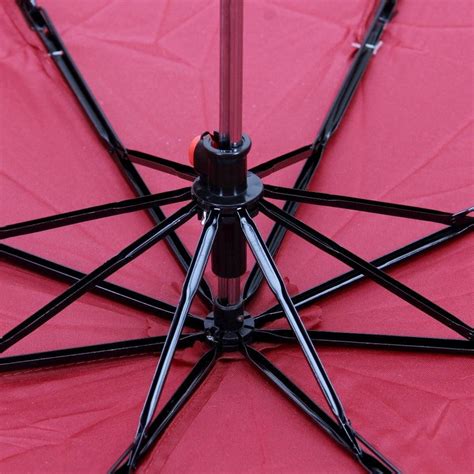 FabSeasons Maroon Solid 3 Fold Fancy Umbrella freeshipping - FABSEASONS