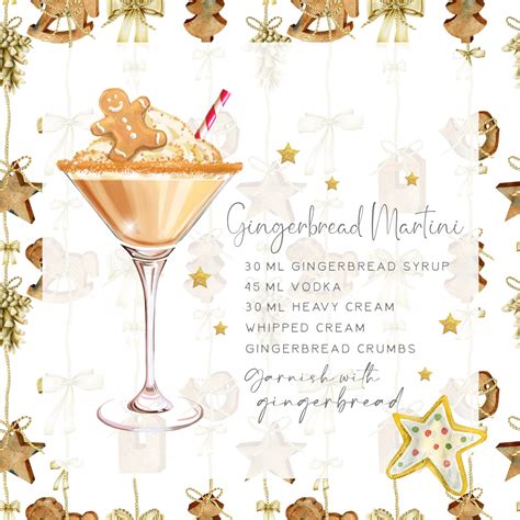 Gingerbread Martini Holiday Recipe Free Stock Photo - Public Domain ...