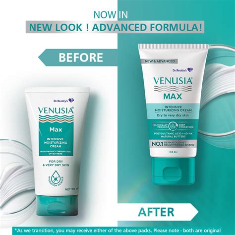 Dr. Reddy's Venusia Max Intensive Moisturizing Cream, For Dry Skin, Re ...