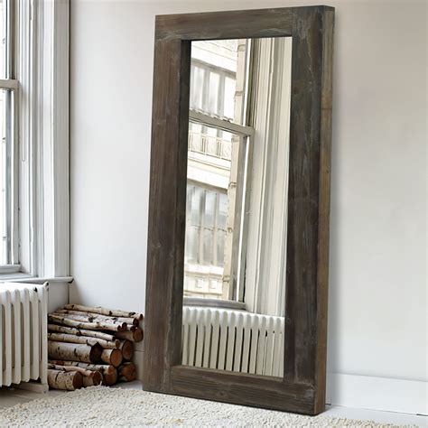 Floor Mirror Wood Rustic at Leslie Hackett blog