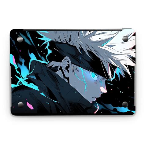 Satoru Gojo Acid Blue Eyes Macbook Skin