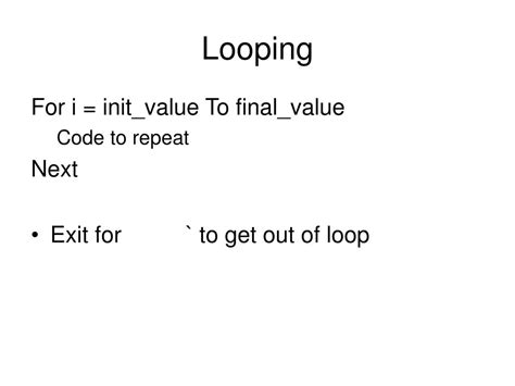 Image result for Visual Basic Looping