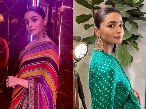 Alia Bhatt In Sabyasachi Outfits