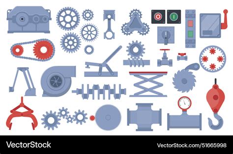 Manufacturing Line Flat Vector 的图像结果