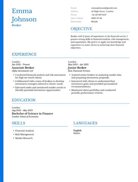 Image result for Basic CV Format