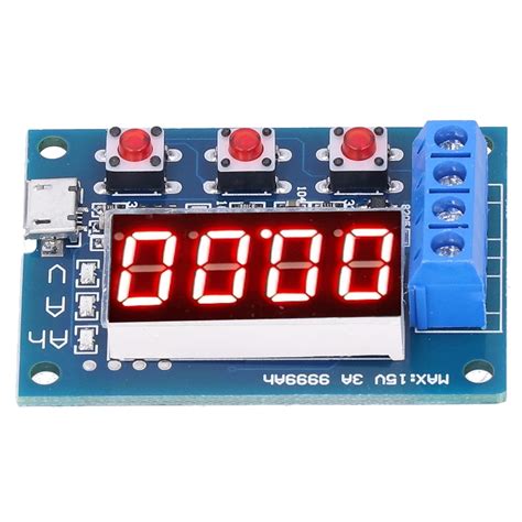 Buy Battery Capacity Meter, LED Batteries Tester Easy Adjustment DC4.5 ...