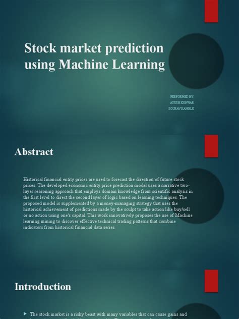 Image result for Predictive Modelling of Stock Market