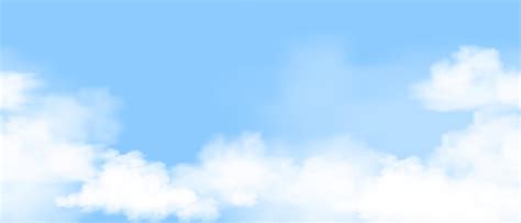 Seamless Blue Sky with altostratus clouds background,Vector cartoon ...