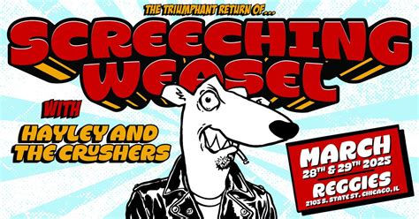 Screeching Weasel / Hayley And The Crushers at Reggies Rock Club (Night ...