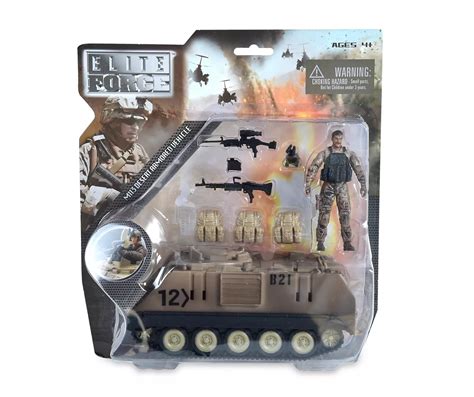 Elite Force M113 Desert Armored Vehicle & Figure Play Set | Big Lots