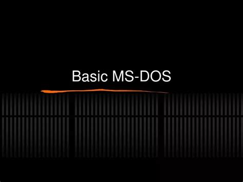 Image result for Basic MS-DOS