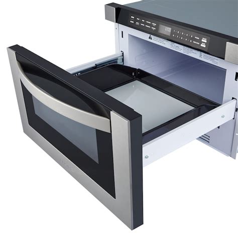 Cosmo 23.8-in 1.2-cu ft 1000-Watt Microwave Drawer (Stainless Steel ...