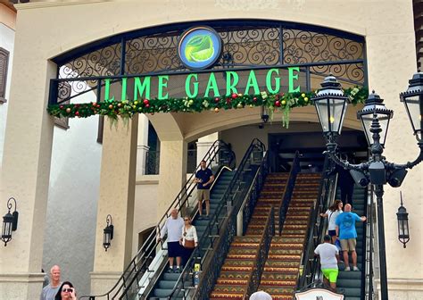The Disney Springs Lime Garage Is Closing For Refurbishment Early Next ...