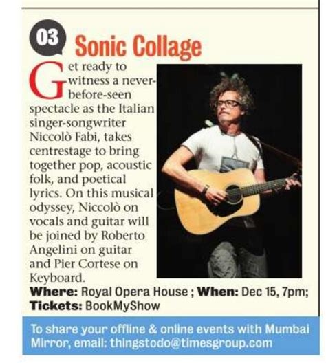 Niccolò Fabi - Live in Mumbai