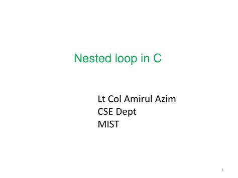 Image result for Nested Loop Example