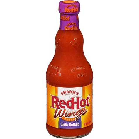 Frank's RedHot Garlic Buffalo Wings Hot Sauce - Shop Specialty sauces ...