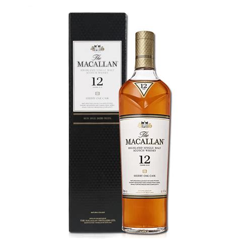 40°度英国麦卡伦12年单一麦芽（雪莉桶）苏格兰威士忌700ml【价格 品牌 图片 评论】-酒仙网