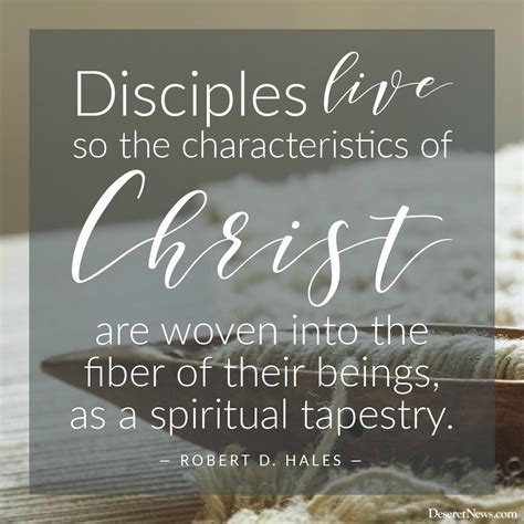Weaving the Characteristics of Christ into Your Being