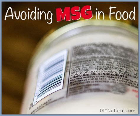 MSG Allergy and Three Ways to Avoid MSG in Food