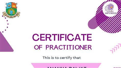 Advance psychotherapy - B KARTHICKVIJAY has given satisfactory evidence ...