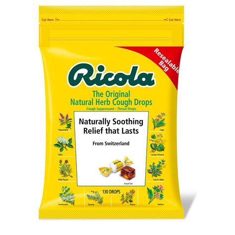 usa-angel.com. Ricola Original Natural Herb Cough Drops 130 ct