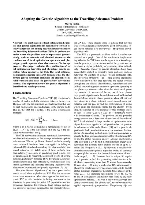 Travel Salesman a Genetic Algorithm 的图像结果