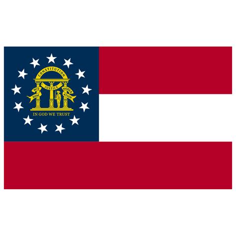 Georgia State Flag Logo PNG Download - Bootflare