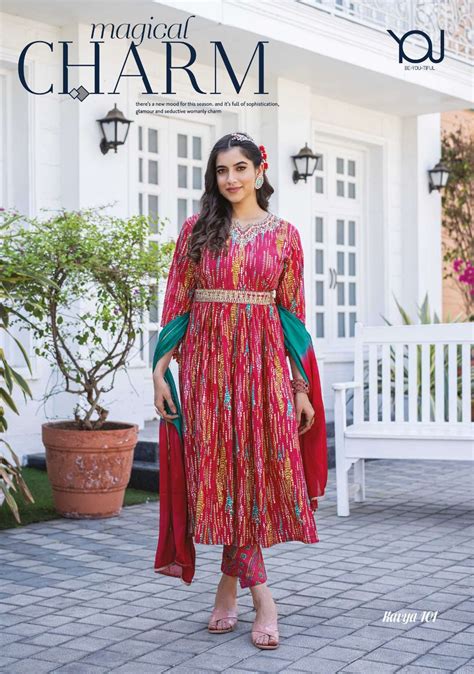 KAVYA BY YOU 101 TO 106 SERIES BEAUTIFUL SUITS COLORFUL STYLISH FANCY ...