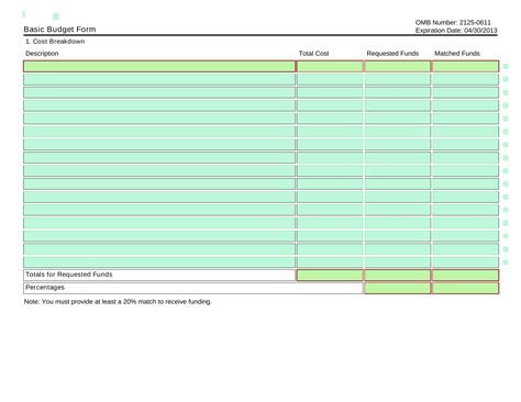 Budgeting Form 的图像结果