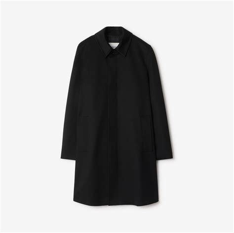 Mid-length Cashmere Car Coat in Black - Men | Burberry® Official