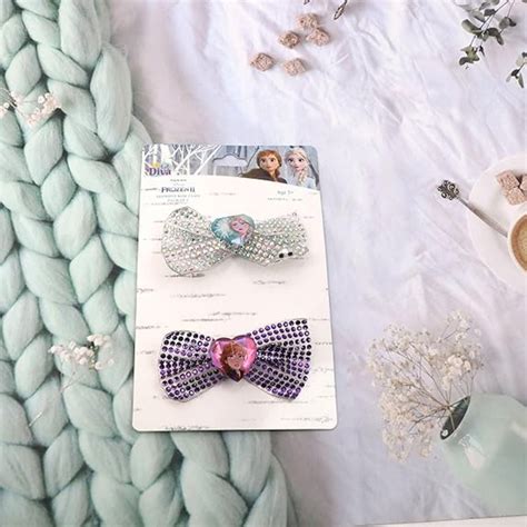 Li'l Diva Disney Frozen II Bow Clips Pack Of 2 — Toycra