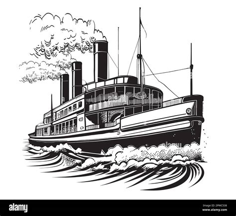 Steam Boat Clip Art