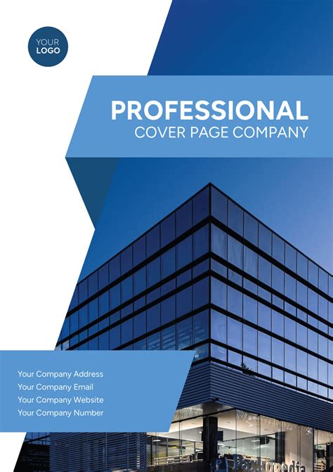 Company Cover Page Template 的图像结果