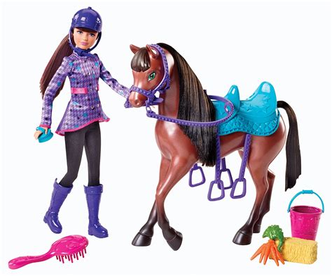 Mattel Barbie and Her Sisters in a Pony Tale Skipper and Horse Doll ...