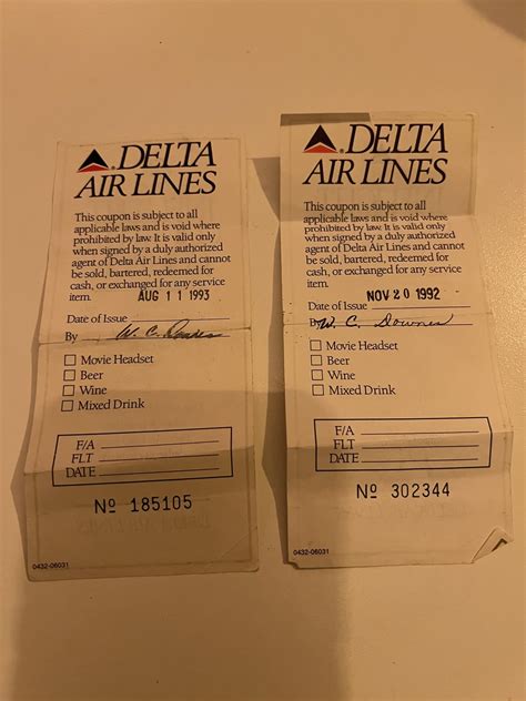 Delta Drink Coupons from 1992/93. Think I Can Still Use Them? : r/delta